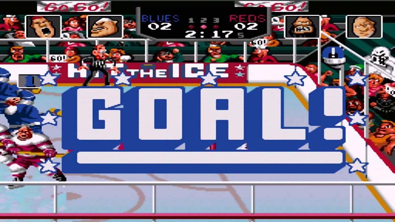 HIT THE ICE SNES HD Full Match