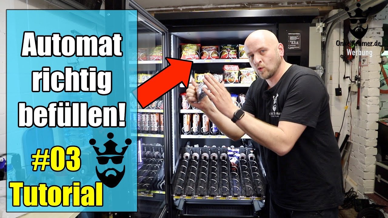 ✅ Spiralen einstellen und Automat richtig füllen Onkel Kramer #03 Tutorial Snackautomaten