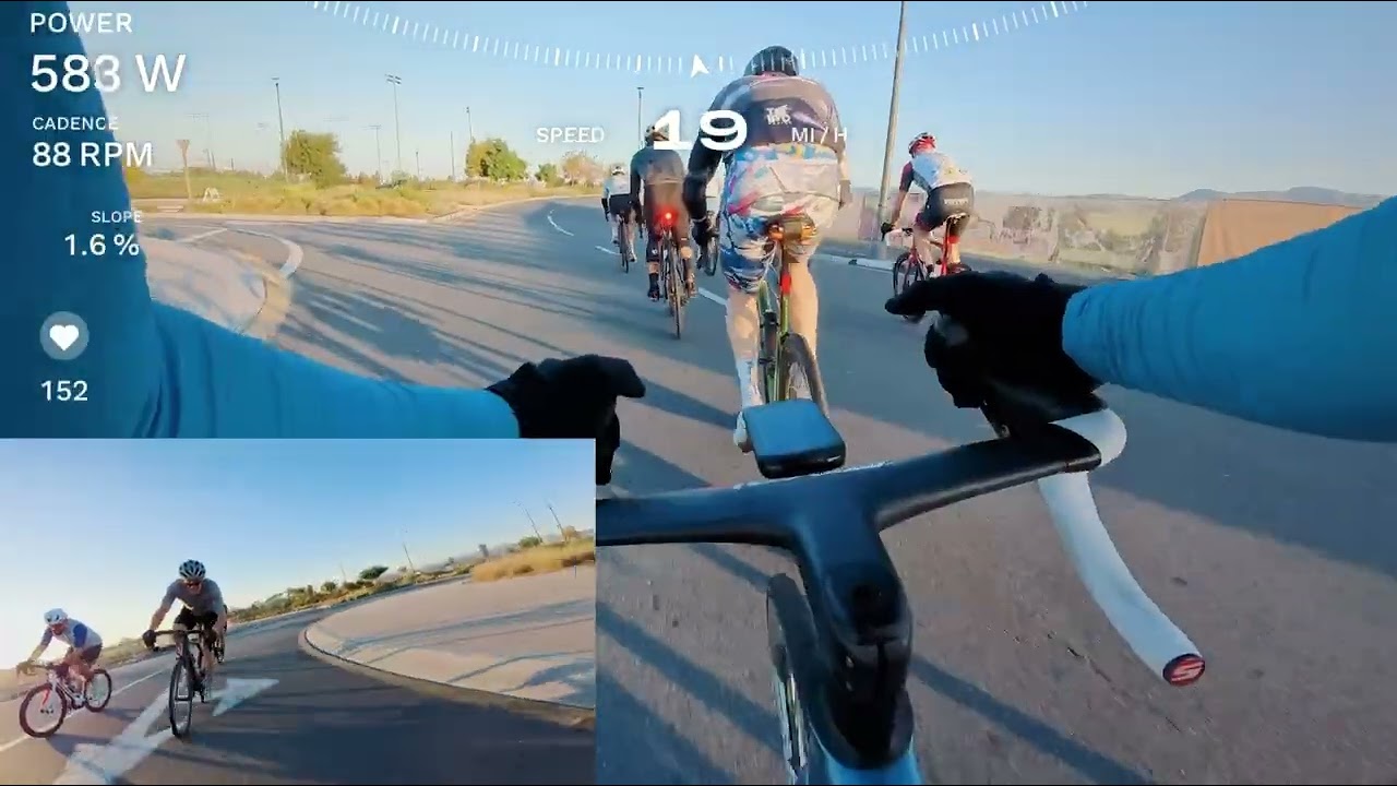 Coffee Crew Ride - Just riding in the draft