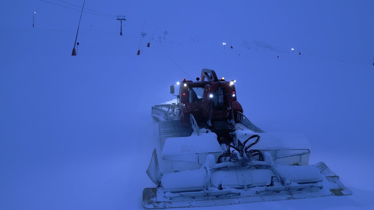 Pistenpräparierung in Gurgl