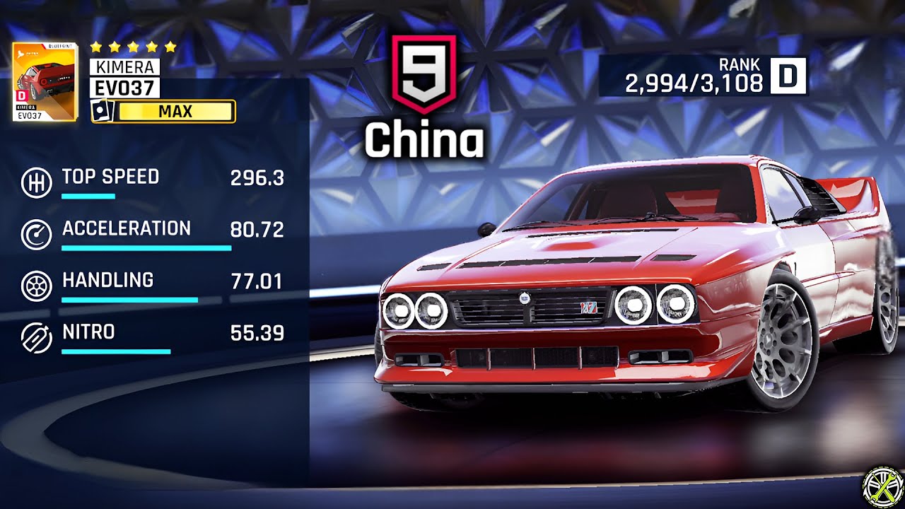 Unlocking & MAXING the Kimera Evo37: Asphalt 9 CN F2P RTG #98