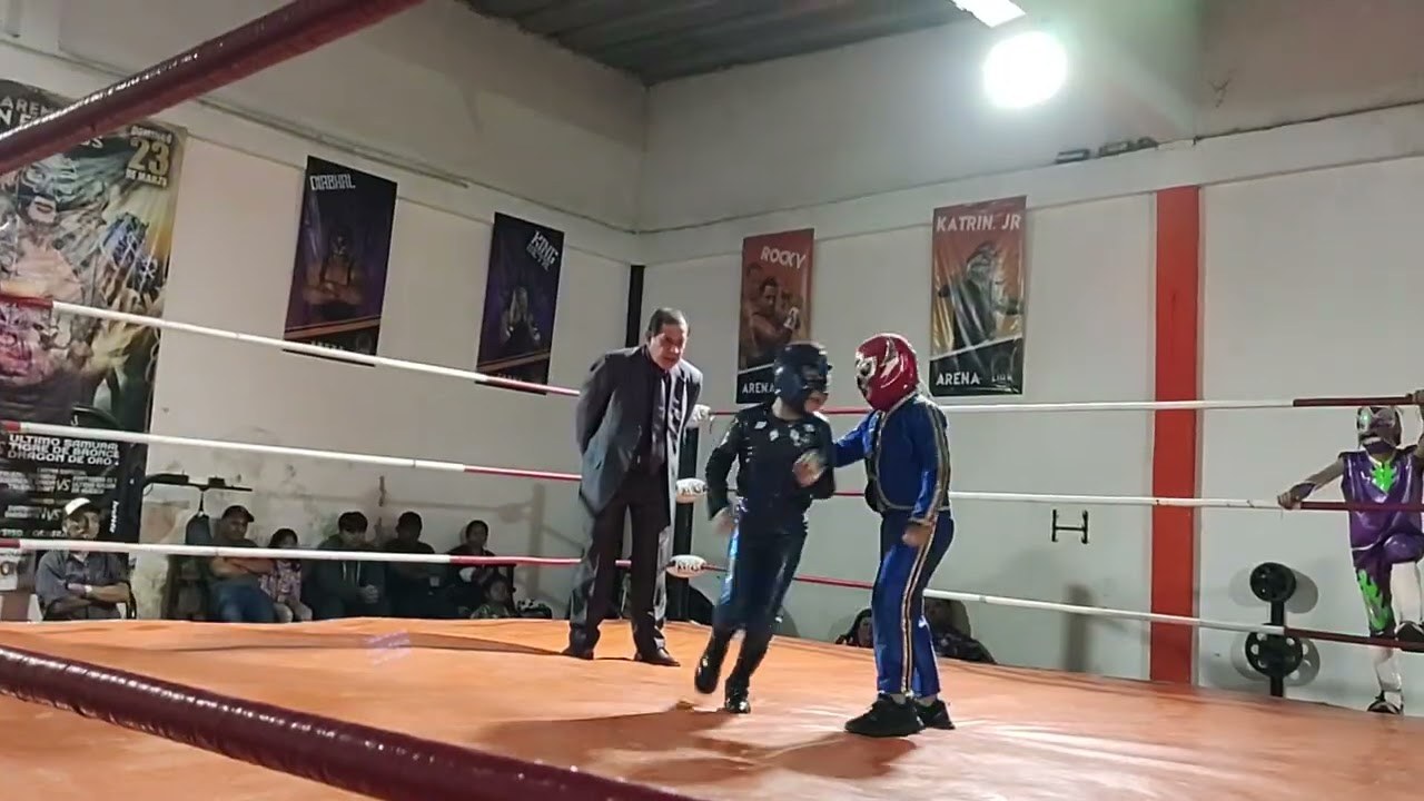 14feb26 evento Luchistico infantil presente GALAXY BOY 