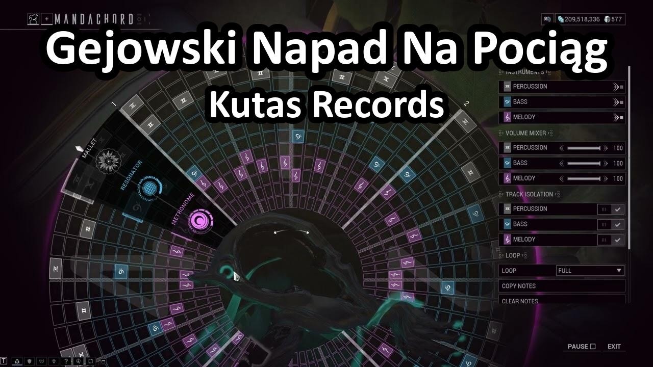 Warframe Mandachord: Gejowski Napad Na Pociąg (Kutas Records)