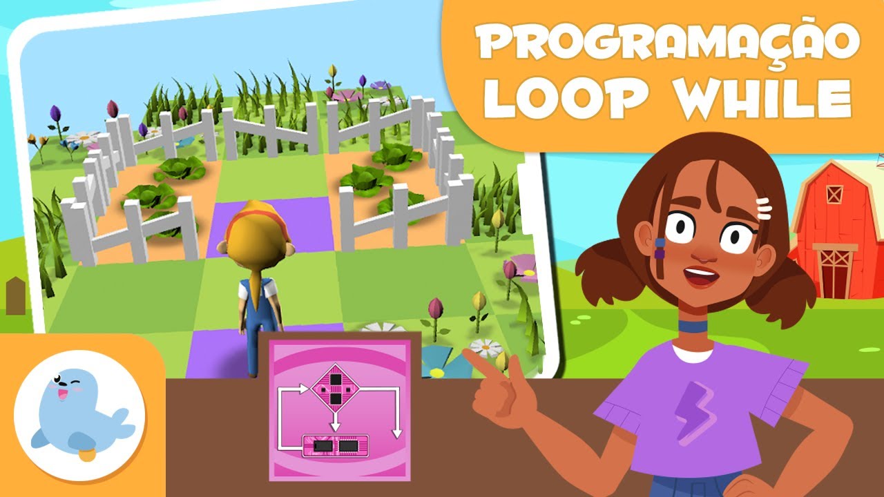 PROGRAMAÇÃO para crianças 💻 O que é um loop WHILE? 🔁 Aprenda a programar