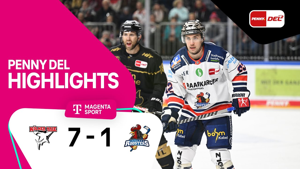 Kölner Haie - Iserlohn Roosters | Highlights PENNY DEL 22/23