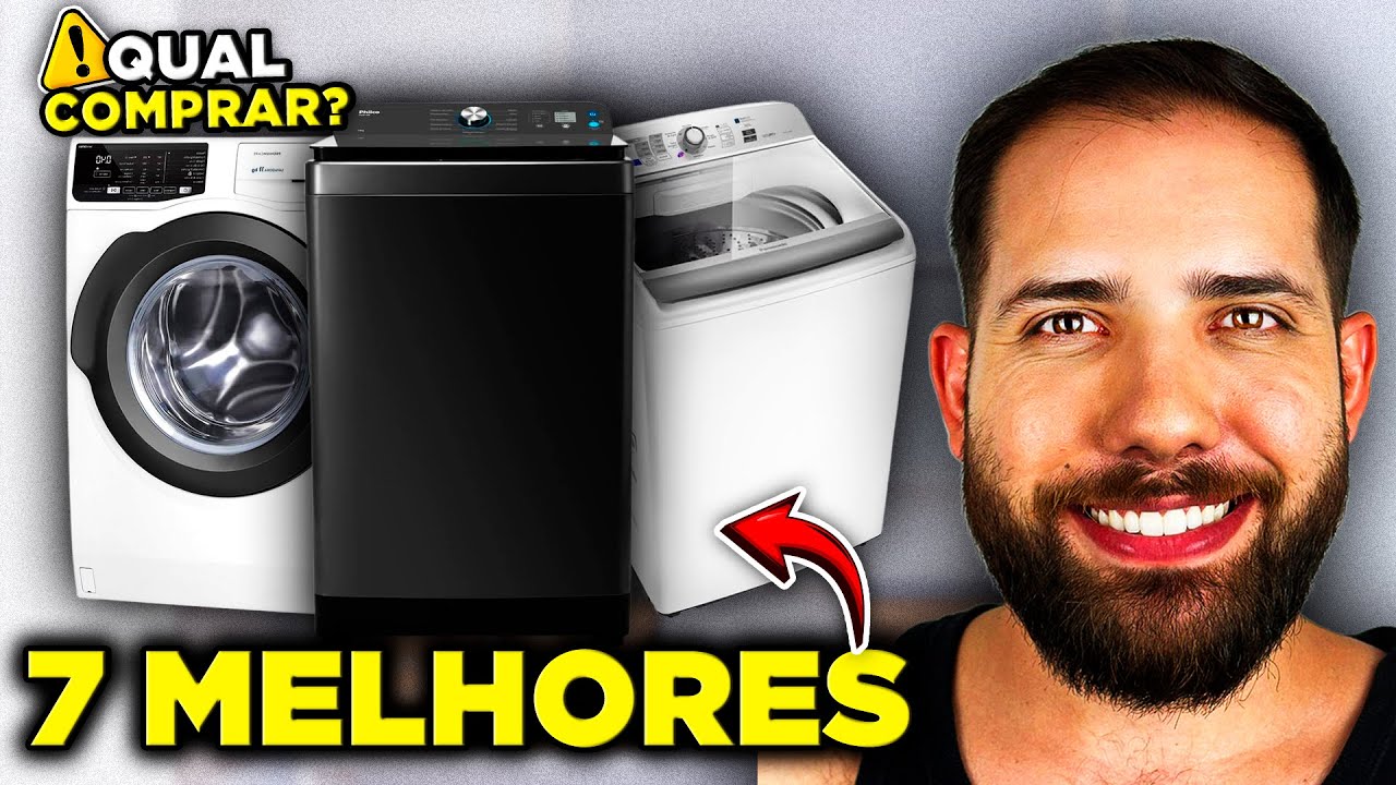 AS 7 Melhores Máquinas de Lavar Roupa Custo Benefício em 2026