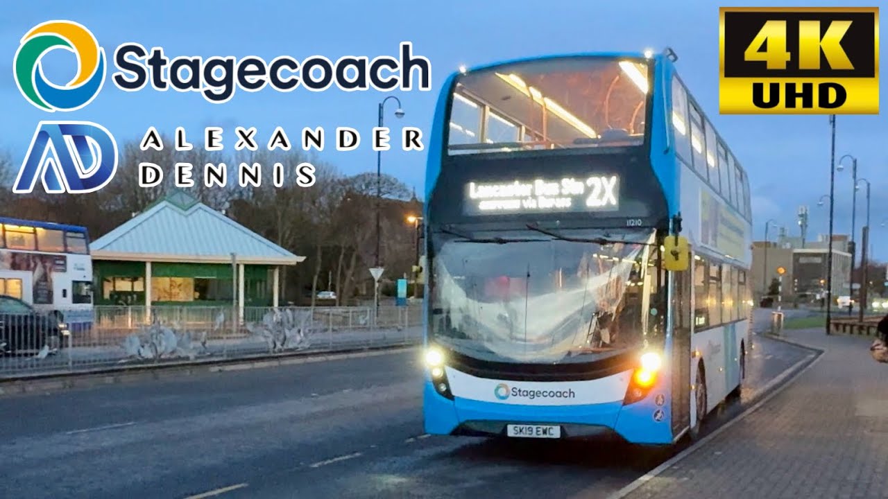 [Stagecoach Lancashire: 2X Morecambe to Lancaster via Sandylands, Heysham & White Lund] ADL E400MMC