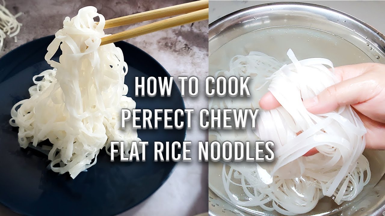 How to cook flat rice noodles (Bánh Phở) from a package