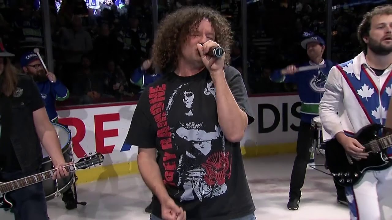 BC/DC Thunderstruck at Rogers Arena - Vancouver Canucks 50th Anniversary Season - Home Opener