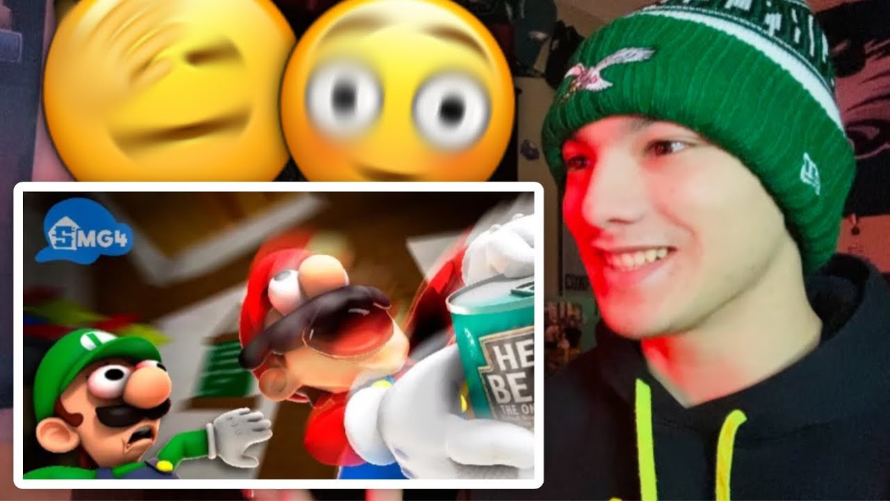SMG4: Марио открывает банку с фасолью (реакция)