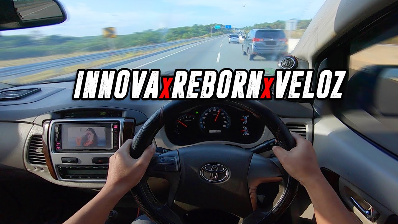 Innova X Reborn X Veloz 🔥 Ngebut Di Tol Trans Sumatera POV Driving Indonesia