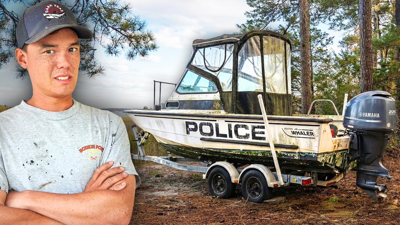 Thousands of dollars to FIX my auction Police boat