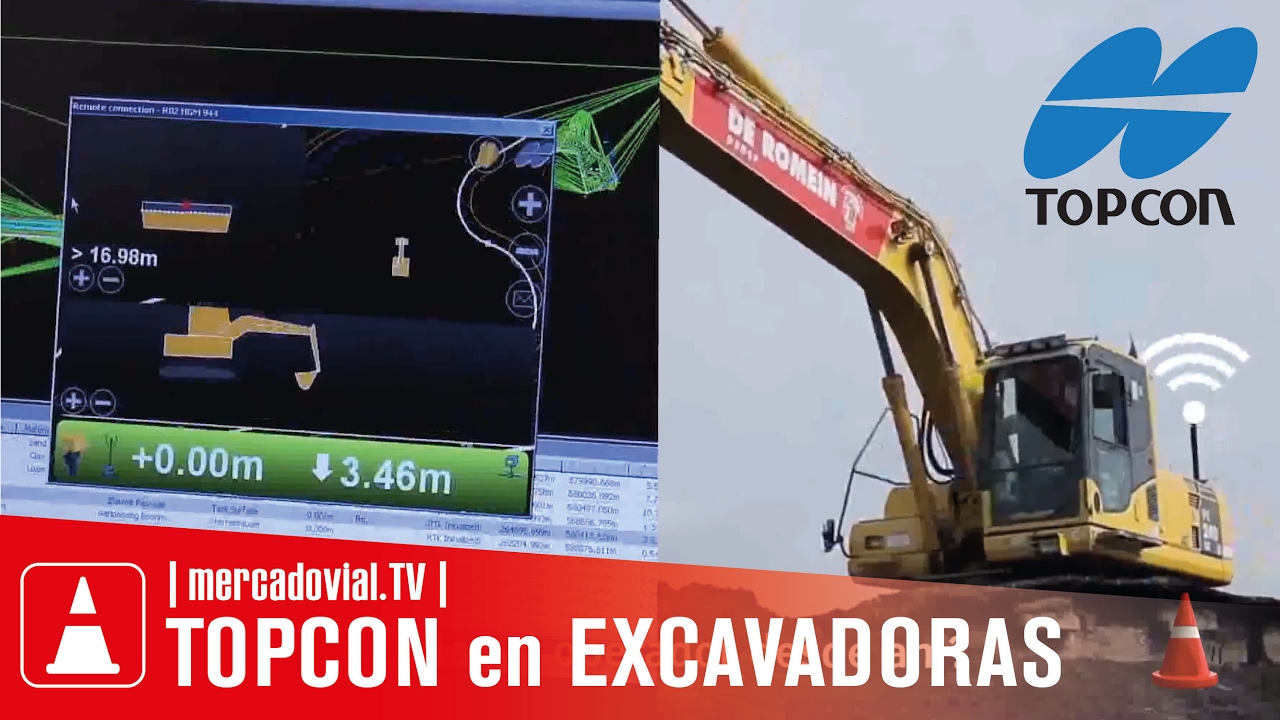 TOPCON Soluciones de Excavación Controlada 3D + SiteLink | World of Concrete 2016