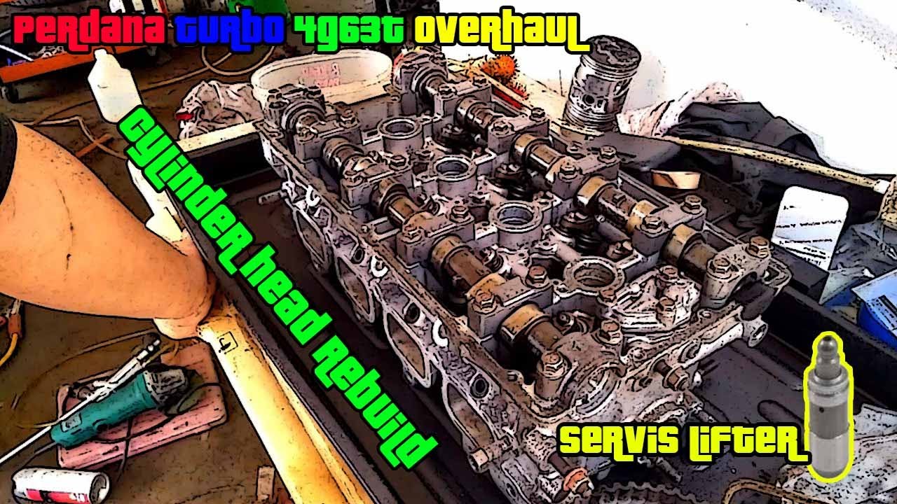 Perdana Turbo 4G63T Overhaul EP4- Servis Head #VR4 Step-by-Step DIY