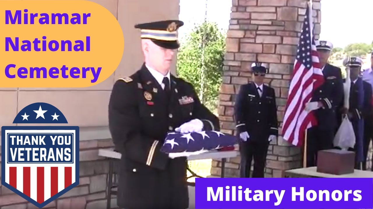 Funeral Honors - Veteran [Miramar National Cemetery]