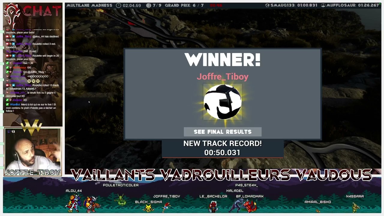 WORLD RECORD 2023-07-07 Multilane Madness (Marbles on stream)