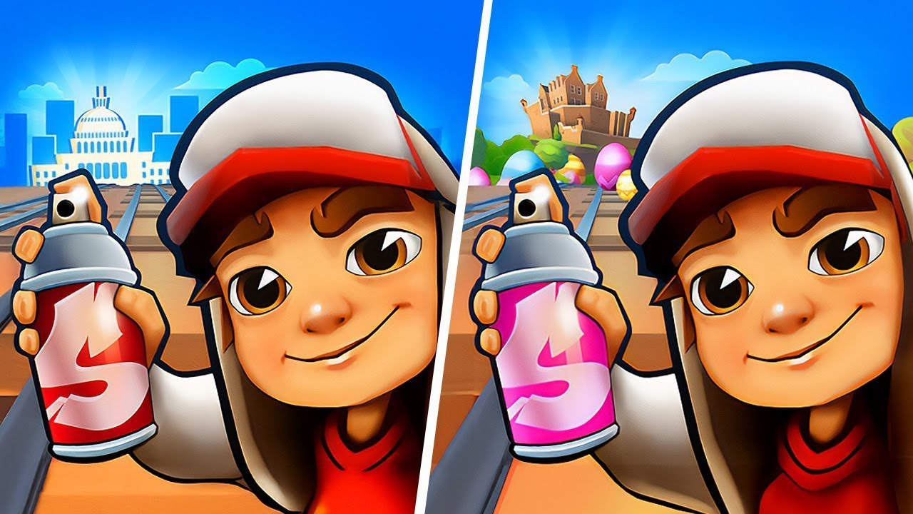 Subway Surfers Iceland 🆚 Subway Surfers San Francisco, Subway Surfers Map Comparison