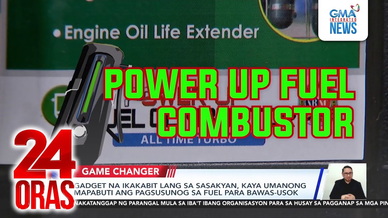 Gadget na ikakabit lang sa sasakyan, kaya umanong mapabuti ang pagsusunog sa fuel... | 24 Oras