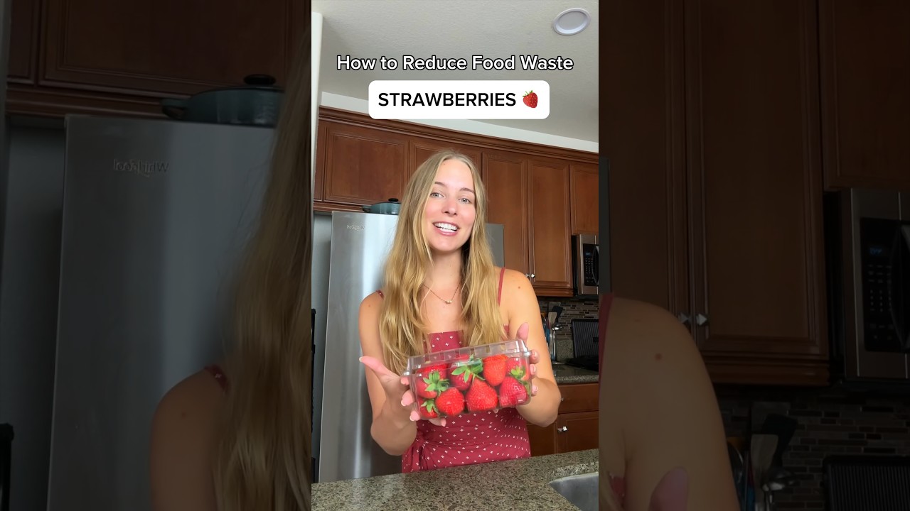 Лучший способ хранения клубники 🍓 #КакСокращениеПищевыхОтходов