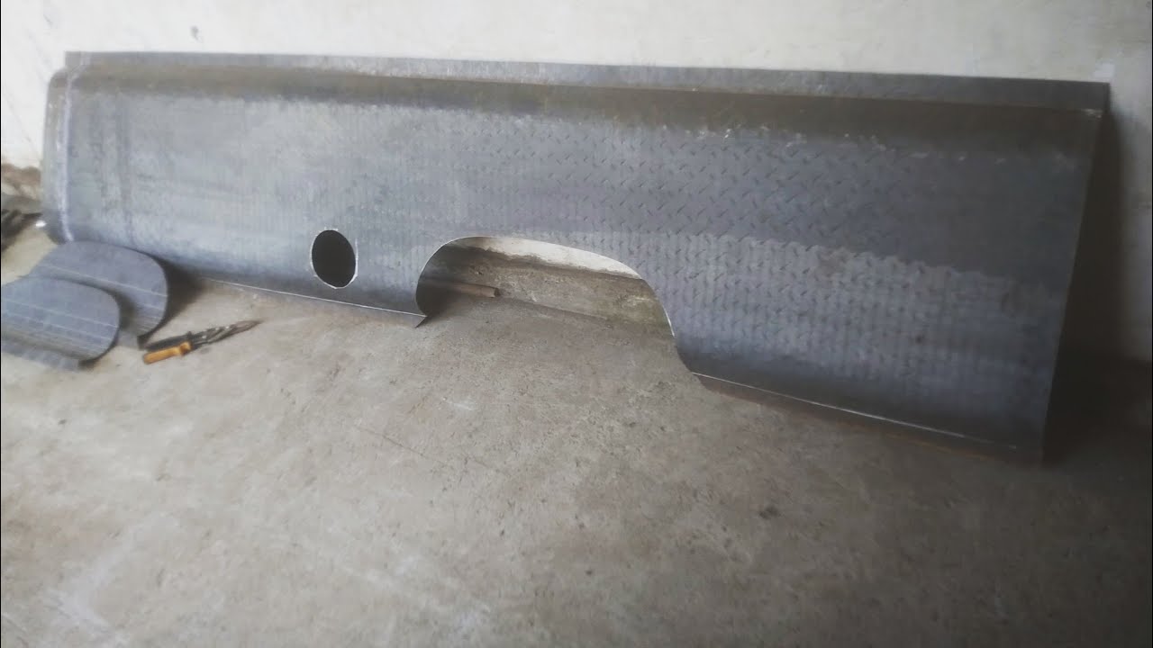 TUTORIAL BENDING PLAT BAK PICK UP L300  PLAT BORDES 2MM