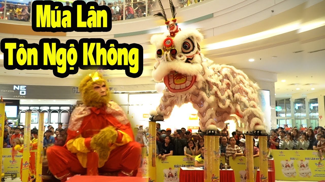 Múa Lân Tôn Ngộ Không Hay Nhất 2020 đoàn LSR Miếu Bảy Bà