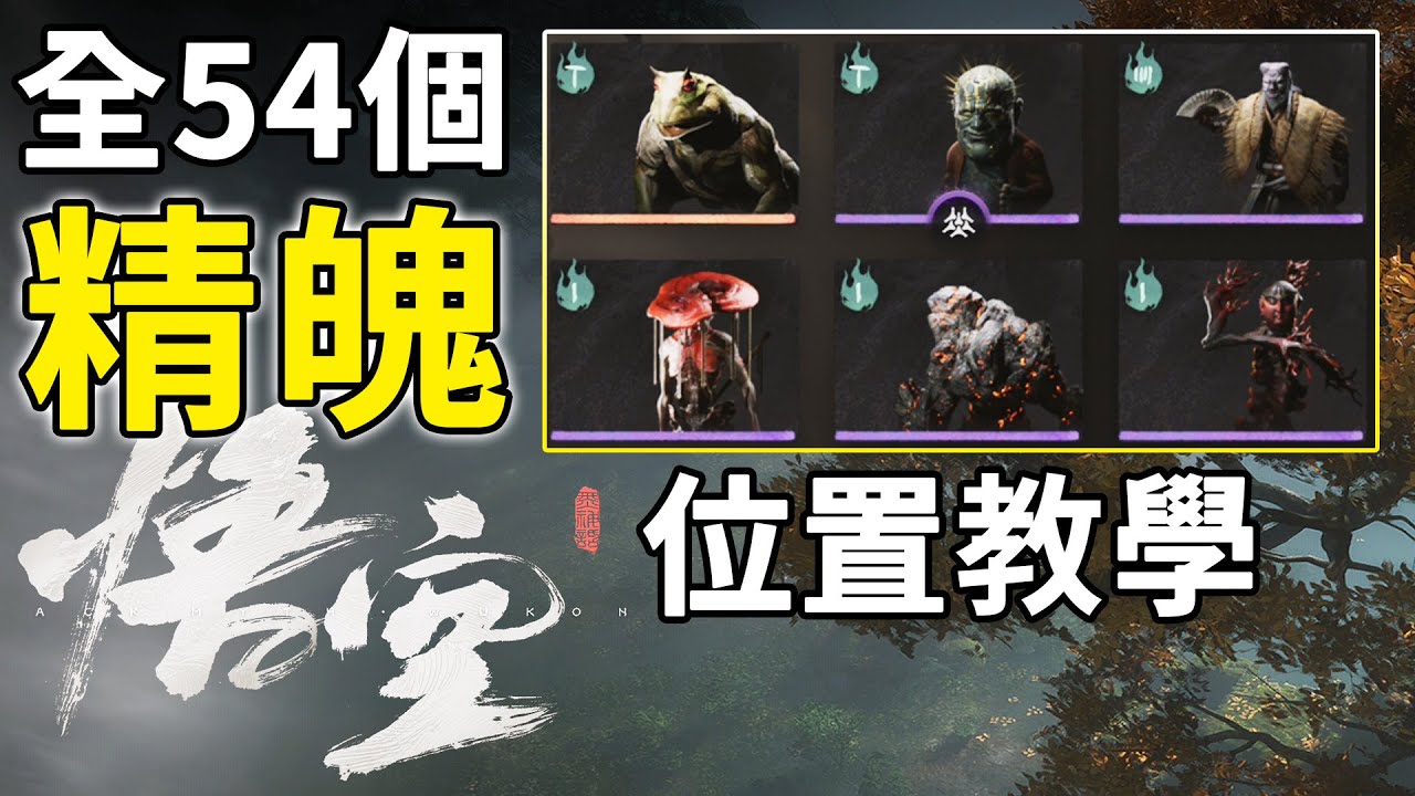 全 54個 精魄 位置教學《黑神話：悟空》