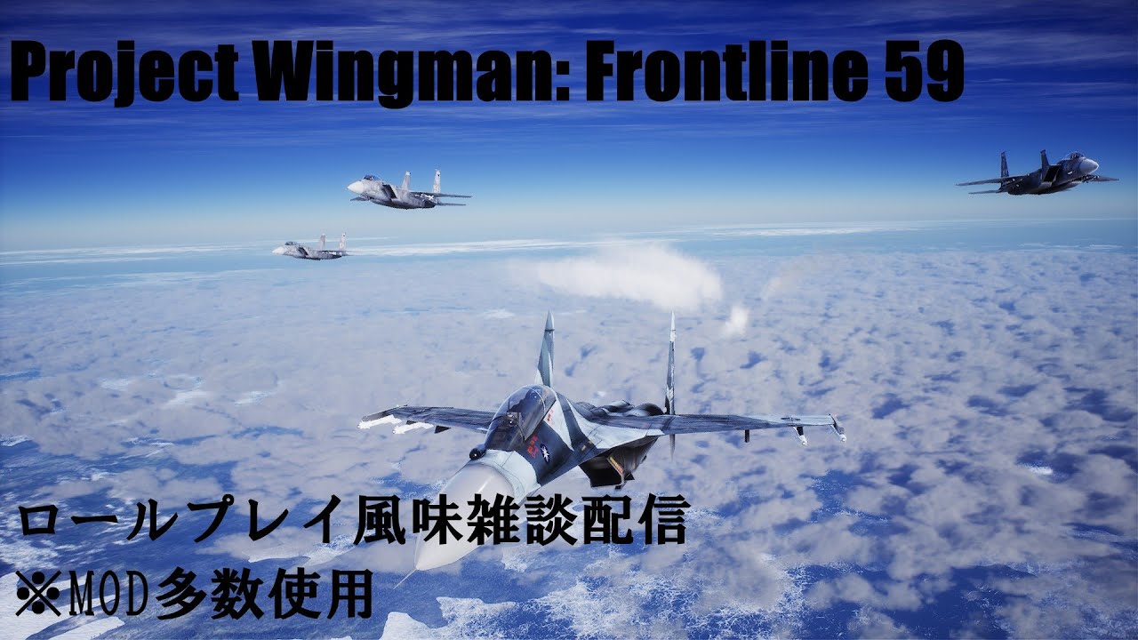 #PW #雑談 Re: もう一つの空戦のDLC配信_01: 雑談しながらFrontline 59をプレイ【 #projectwingman】