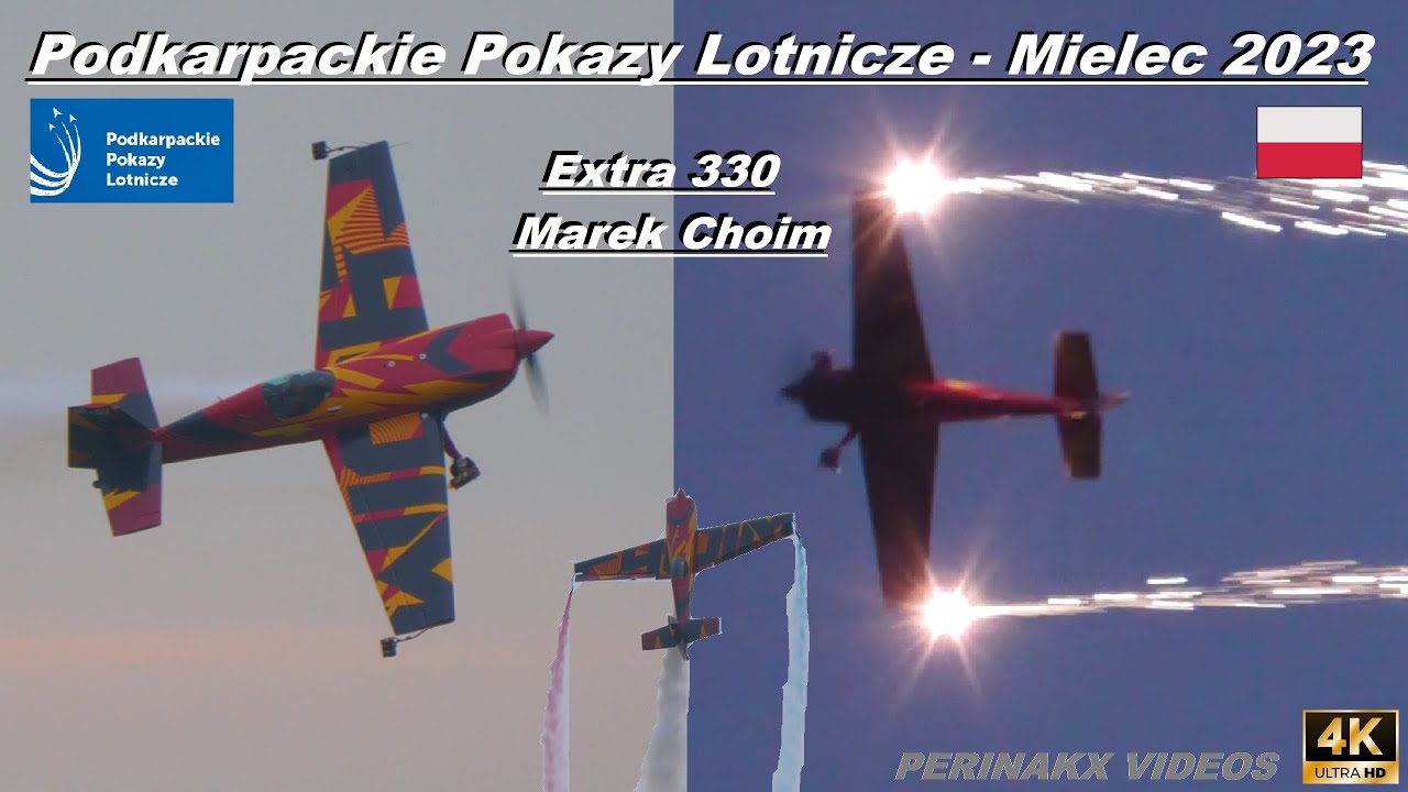 Extra 330SC 🇵🇱 ▲ Marek Choim ▲ Airshow Mielec 2023