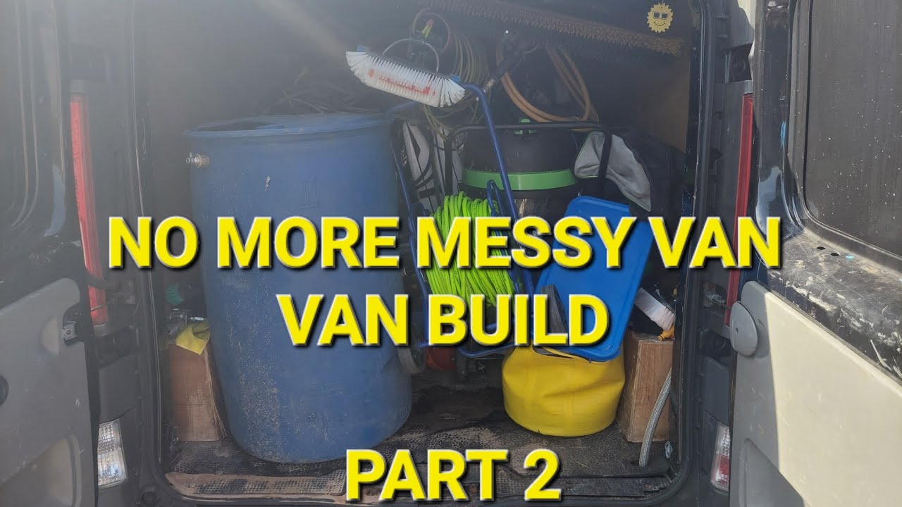 window cleaning van self build, PART 2, #windowcleaning #cleaning #clean  #vivaro