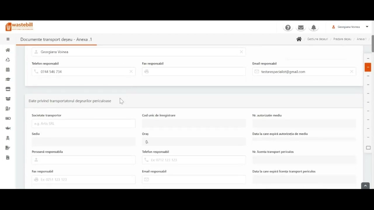 WasteBill - Tutorial generare-incarcare documente pentru predare/transport deseurilor periculoase