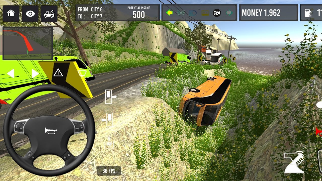 Bus Simulator Indonesia Coach Bus driving🚌 Bus Accident 😱,Euro bus simulator 2026 #busgames