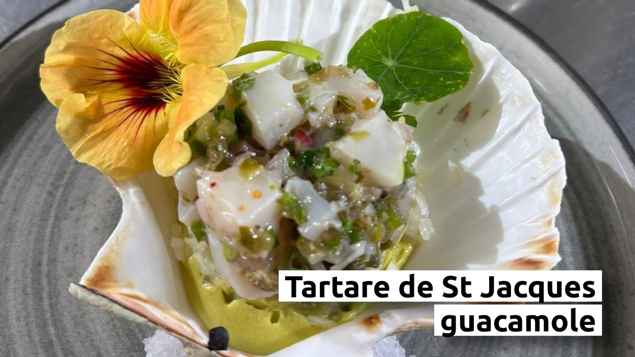 Tartare de St Jacques et guacamole