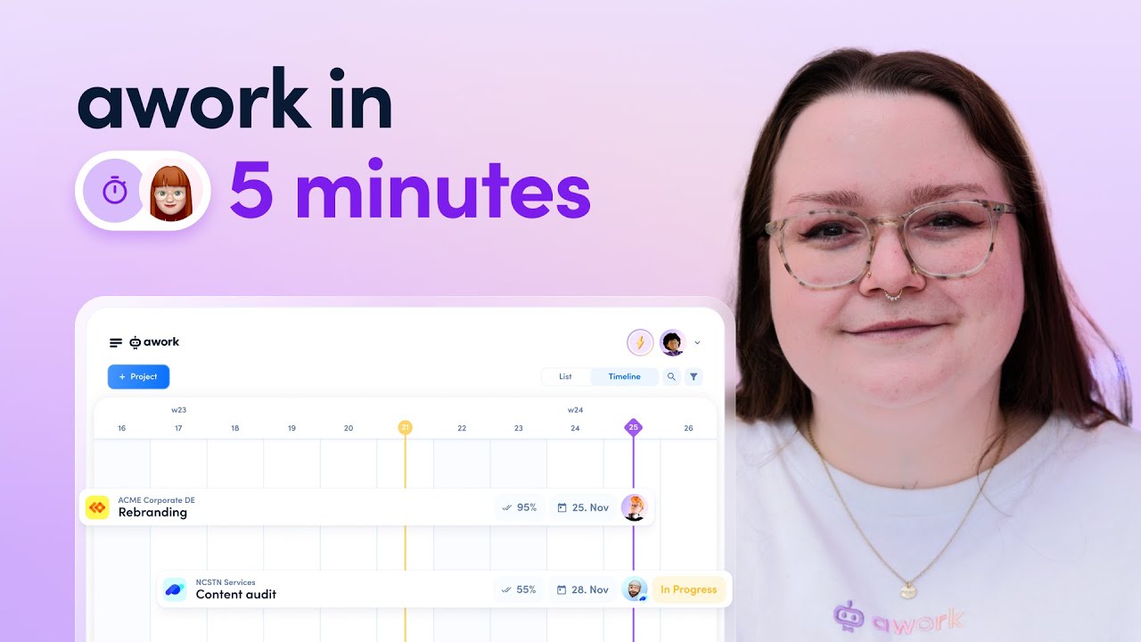 awork in 5 minutes:&nbsp;the project platform for agency teams