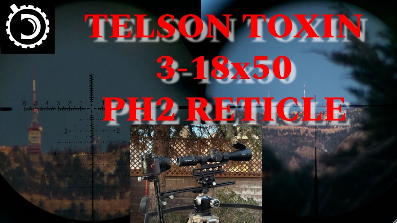 Telson Optics PH2 reticle in Toxin 3-18x50