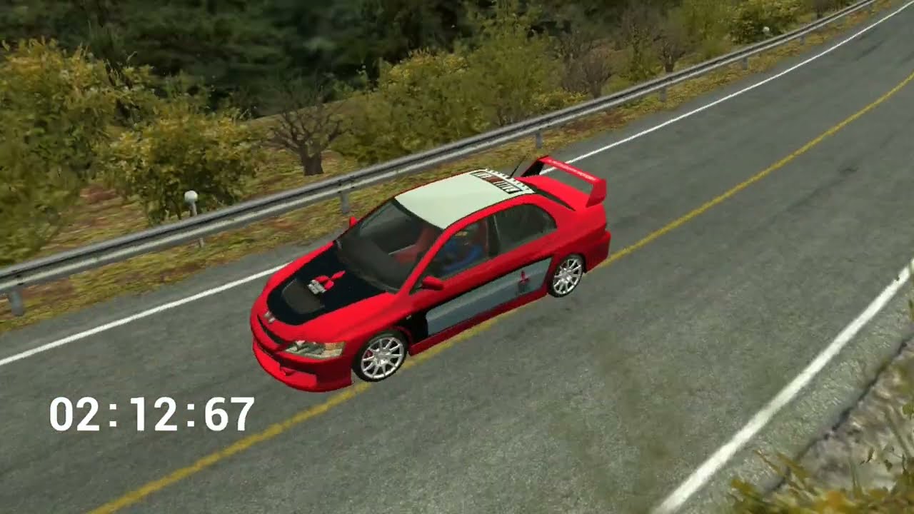 Akina Time Attack with Mitsubishi Lancer Evo IX