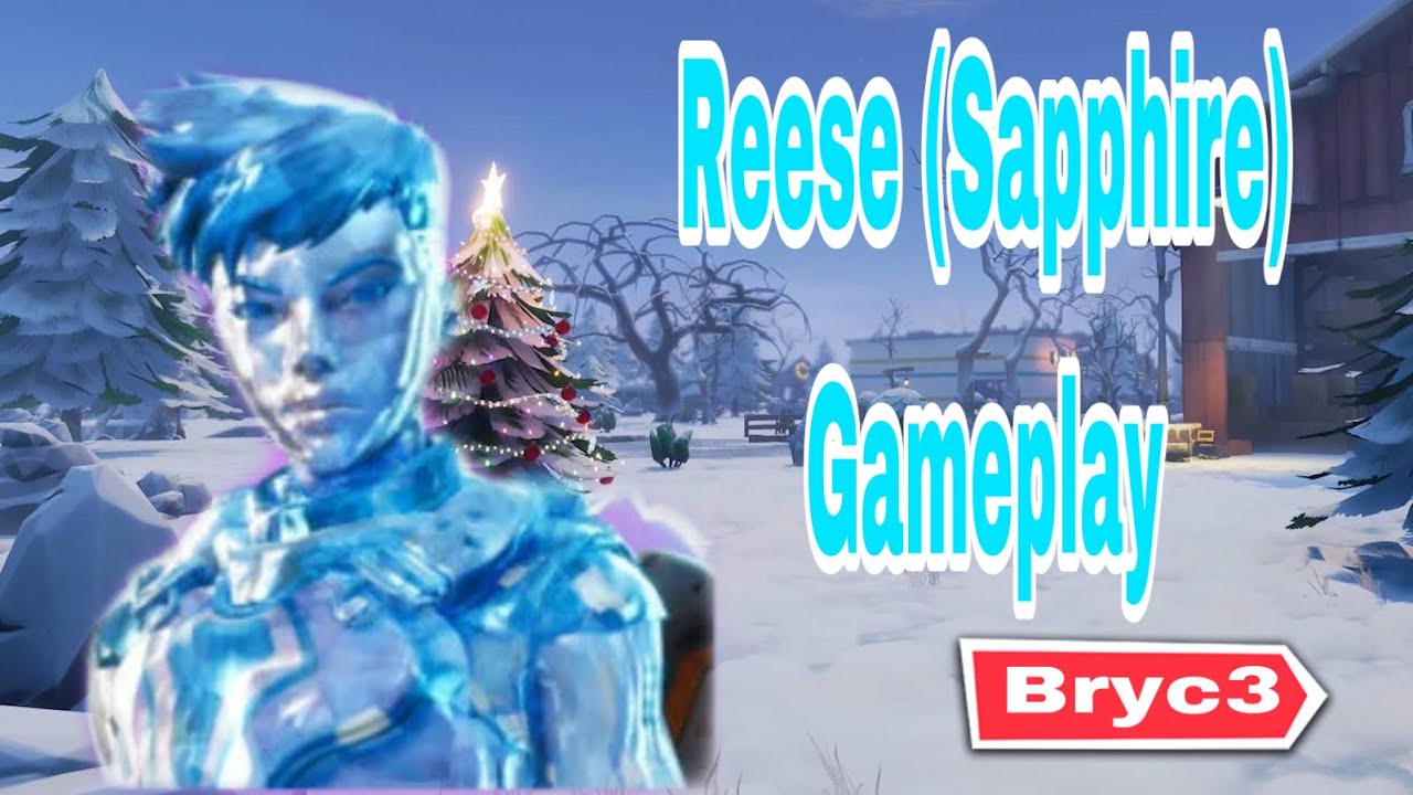 Reese Fortnite Gameplay (Sapphire Style's in Fortnite Season 5)