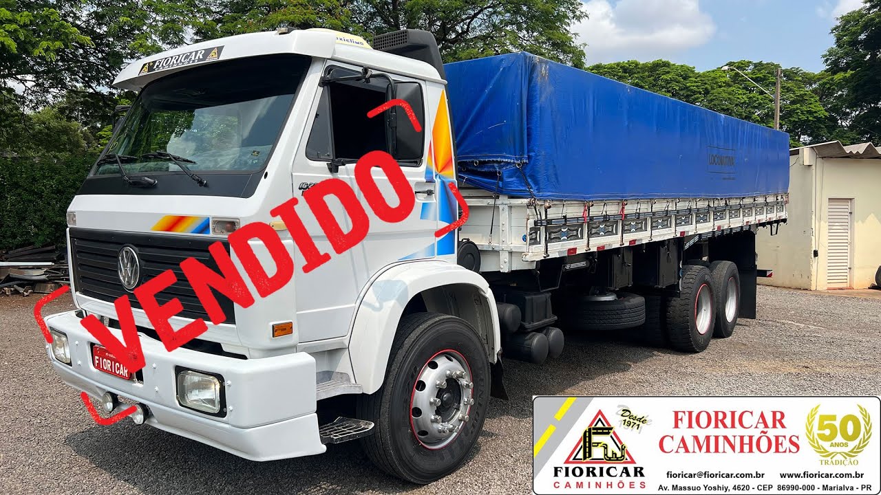 VOLKSWAGEN 16.220 1995/1995 GRANELEIRO 8.30MTS ARCO E LONA