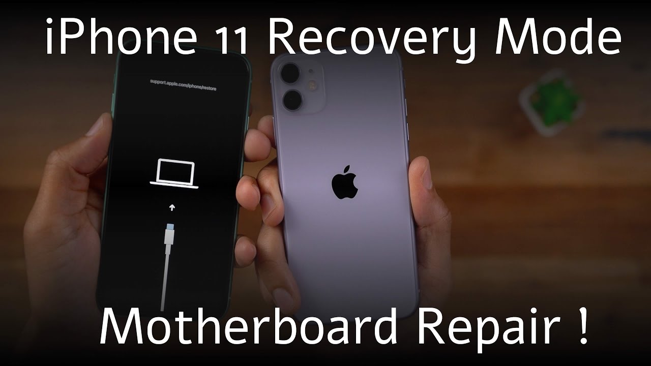 iPhone 11 stuck in recovery mode motherboard reball