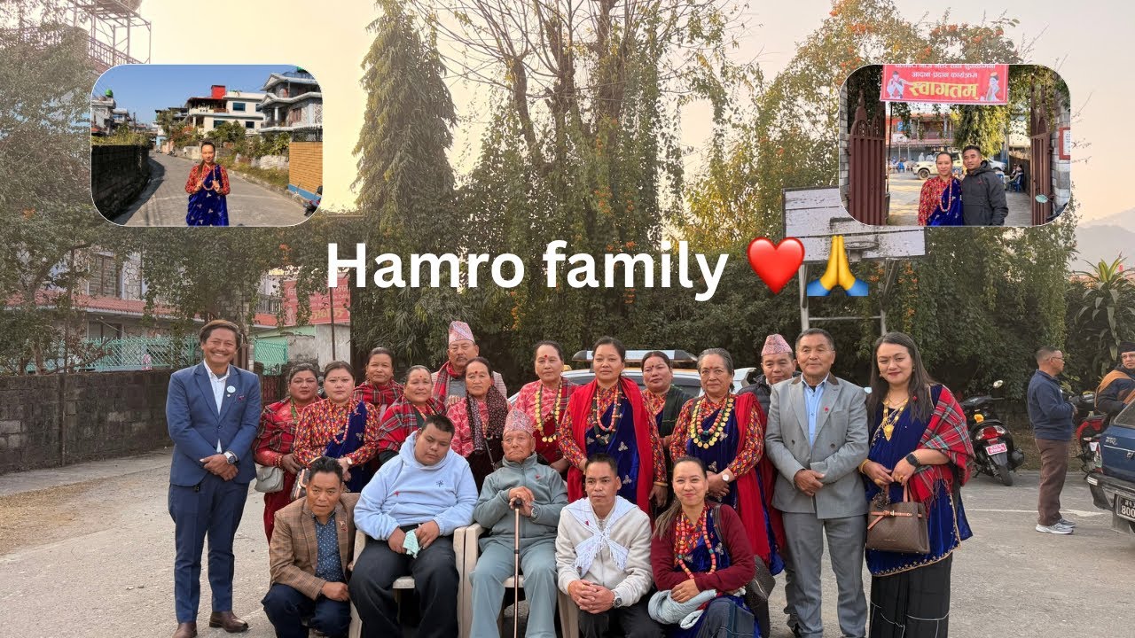 Manoj le first time hamro  maiti lhosar bhoj attende gardai rw halka ramailo moment.❤️#vlog123