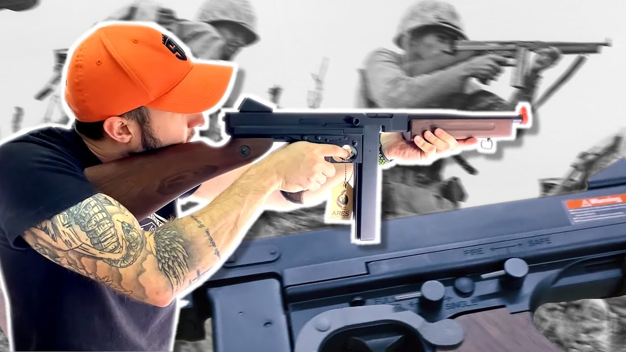 AIRSOFT DE ÉPOCA | THOMPSON SMG 005 (Ares Amoeba)