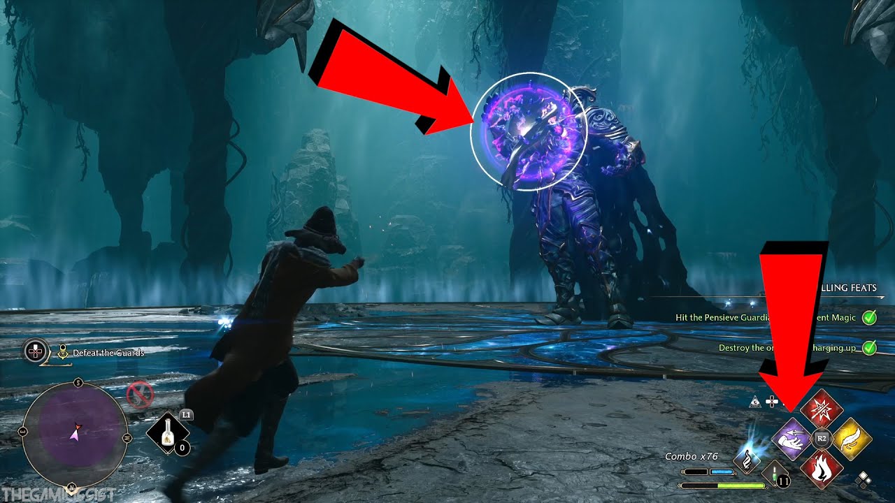 Easiest Guide to Defeat Pensieve Guardian in Hogwarts Legacy