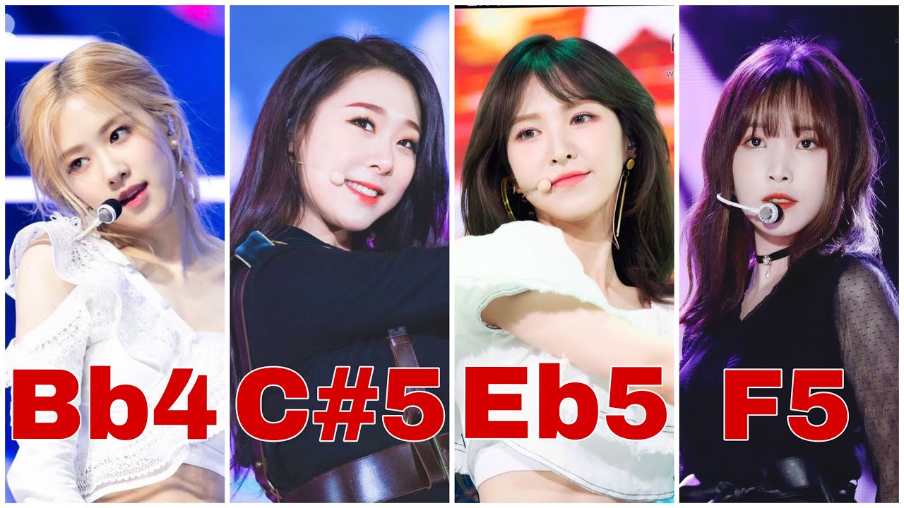HIGHEST SUPPORTED NOTES At Their Best - New Gen Kpop Female Vocalists (2012 - Now)