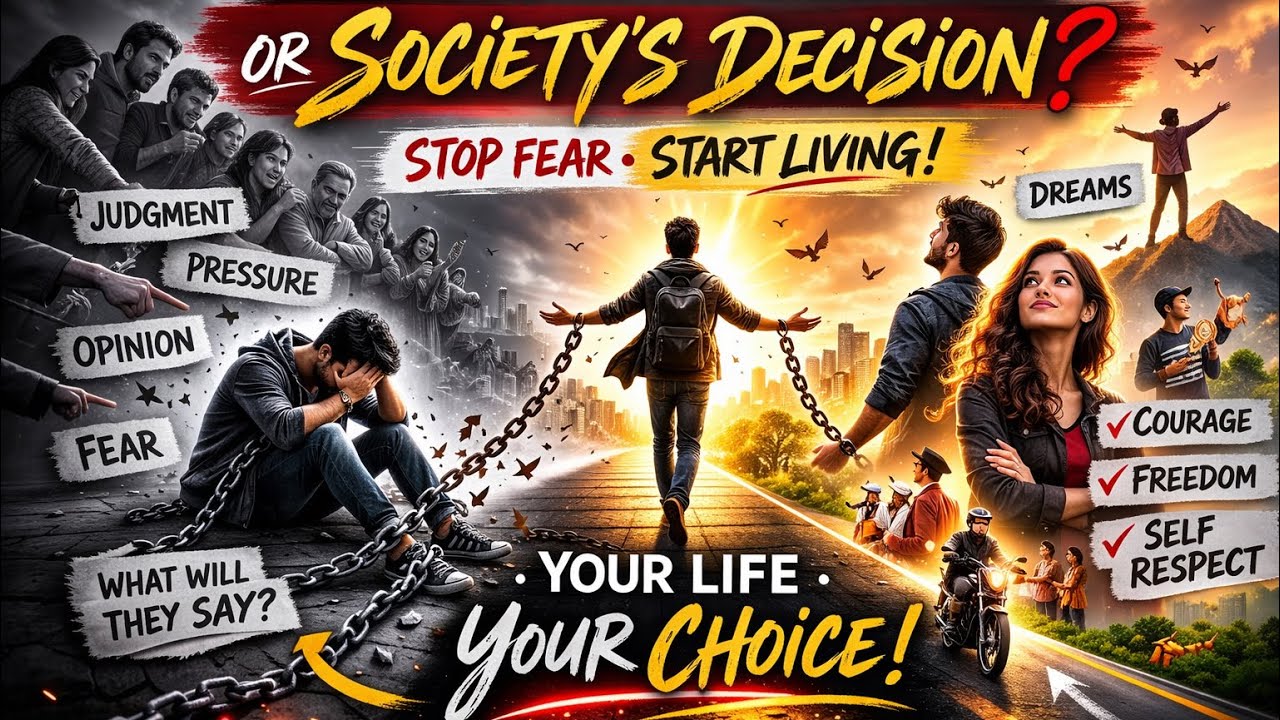 Society decides… or YOU decide?