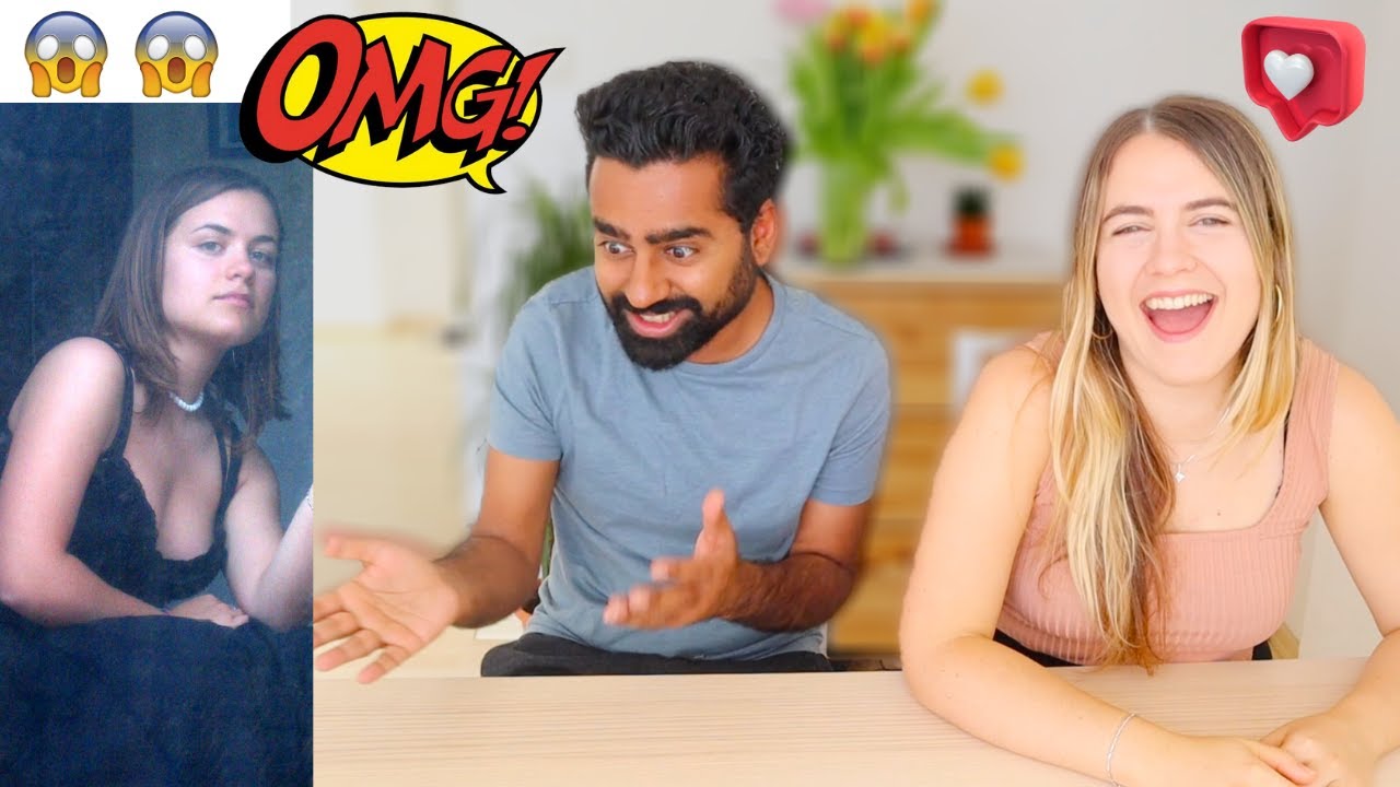 My INDIAN BOYFRIEND Reacts to My Old Pictures! *CRINGE*