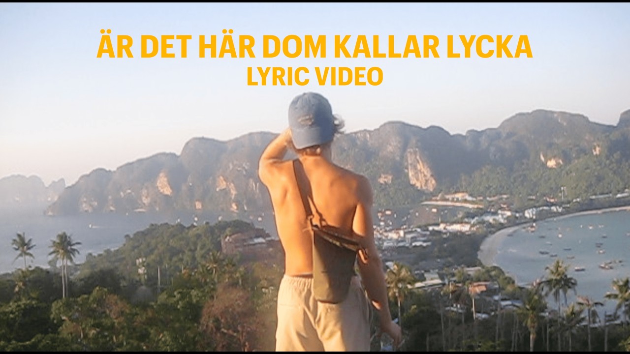 Adrian Mac&eacute;us - &Auml;r det h&auml;r dom kallar lycka (Lyric video)