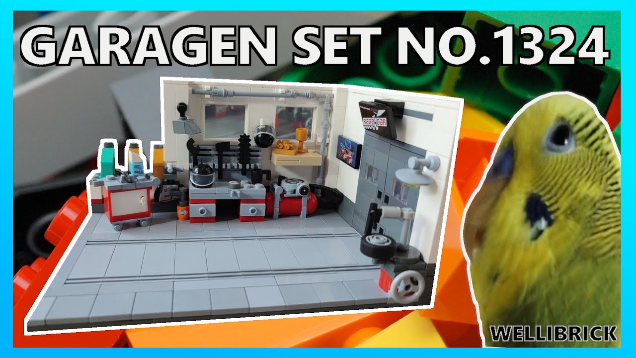 Besser als das LEGO Speed Champions Garagen MOC?! Garage Set aus Klemmbausteinen NO.1324 Review