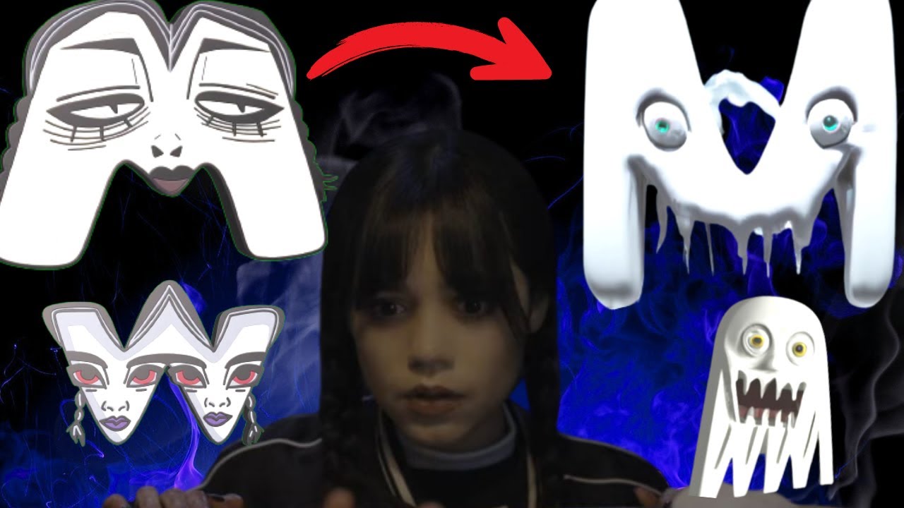 ALPHABET LORE HORROR PART 2 |  ALPHABET REALISTIC PHOTO