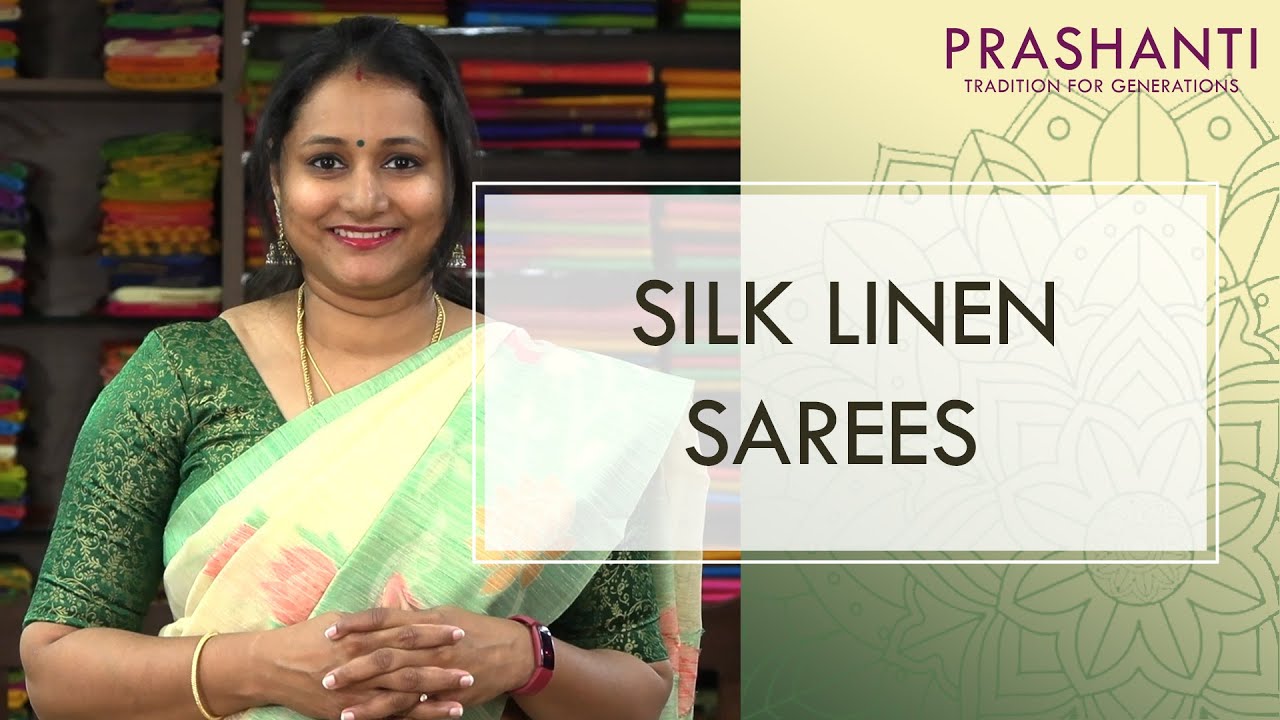 Silk Linen Sarees | Rs. 1930/- onwards