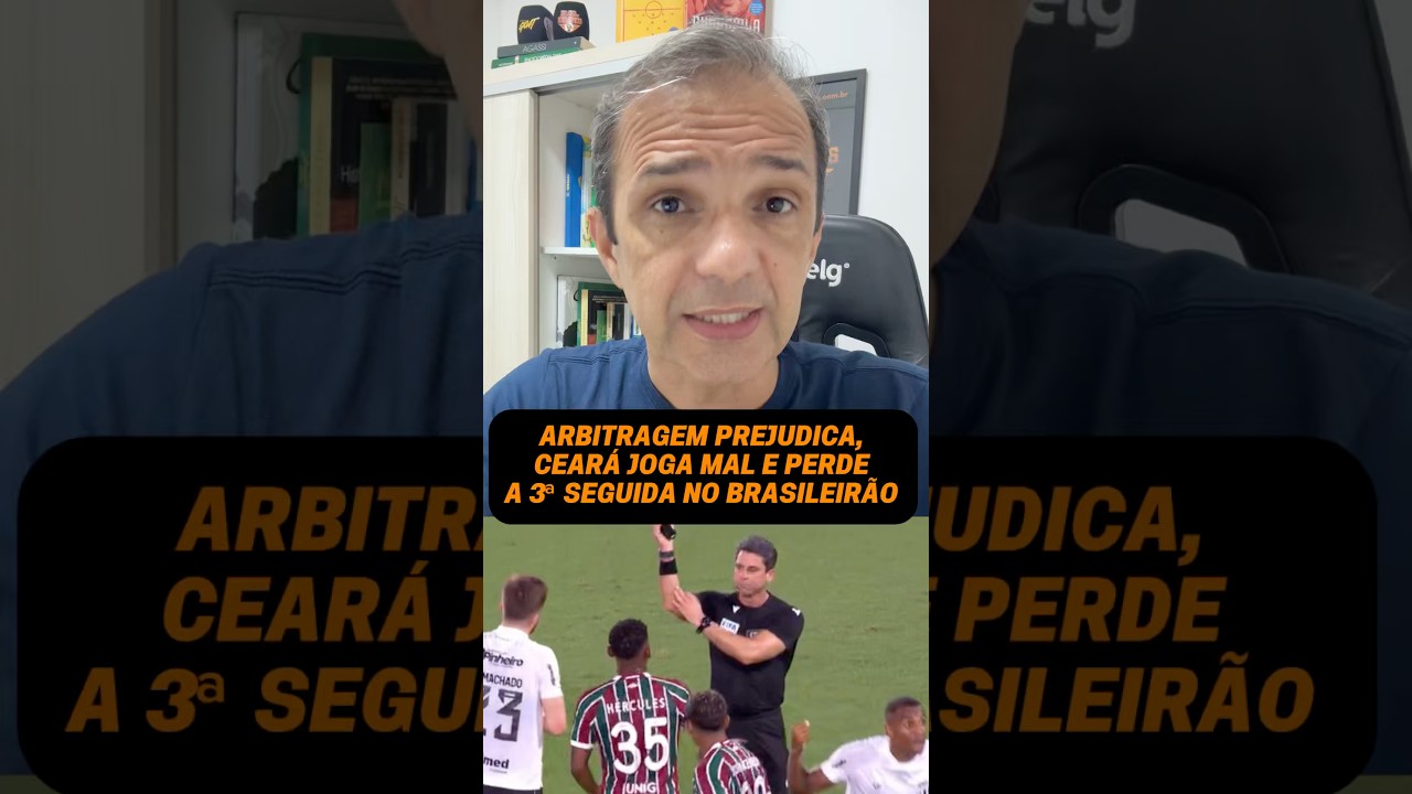 CEAR&Aacute; PERDE PARA O FLUMINENSE COM ERRO DA ARBITRAGEM E ATUA&Ccedil;&Atilde;O IRRECONHEC&Iacute;VEL #futebol #brasileir&atilde;o