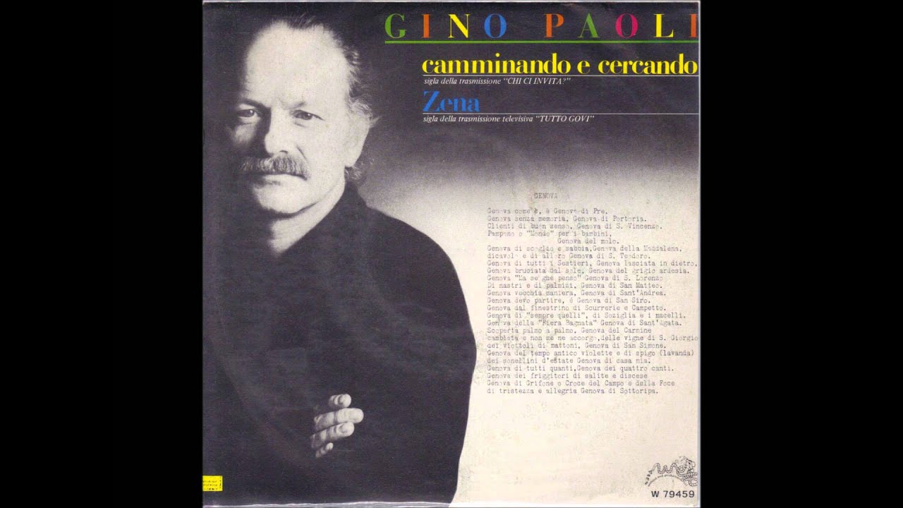 Camminando e cercando Gino Paoli